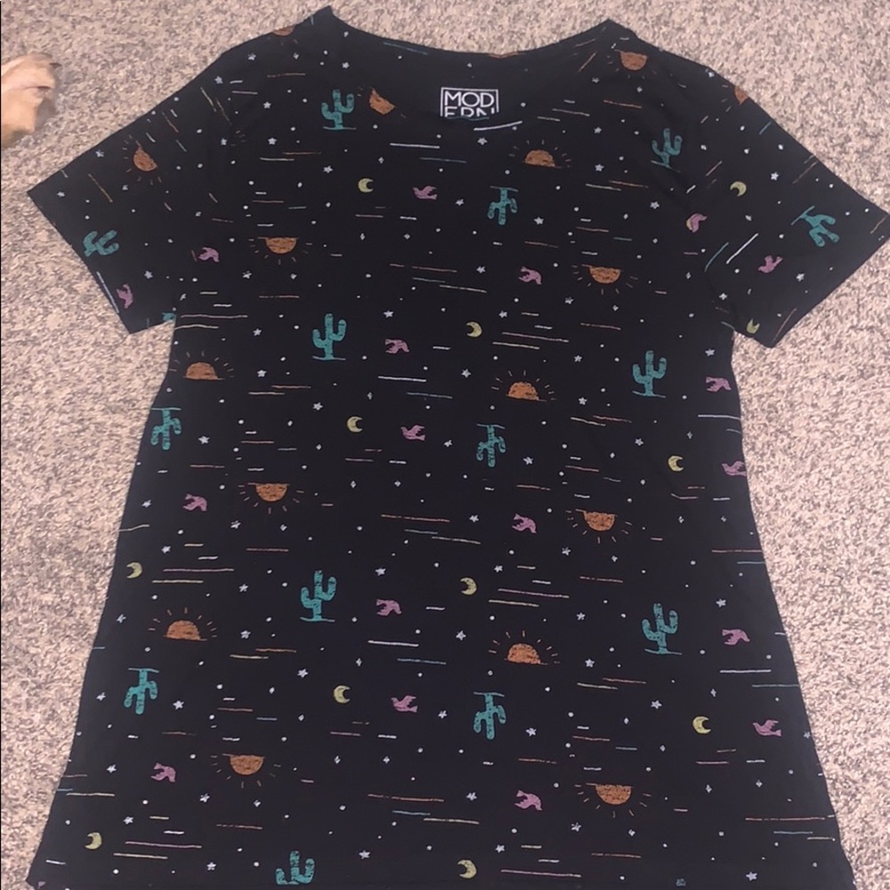 Sunset cactus t-shirt